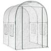 vidaXL Szklarnia z ramą 160 x 200 x 192,5 cm PVC przezroczysty