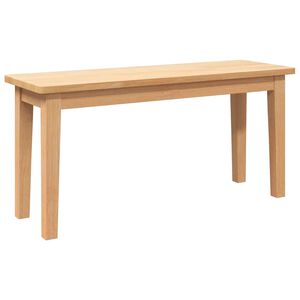 vidaXL Ławka 90 cm Drewno lite Guma