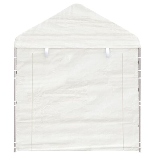 vidaXL Namiot ogrodowy z dachem, biały, 20,07x2,28x2,69 m, polietylen