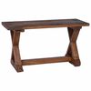 vidaXL ławka Naturalny 85 x 35 x 46 cm Lite drewno z odzysku
