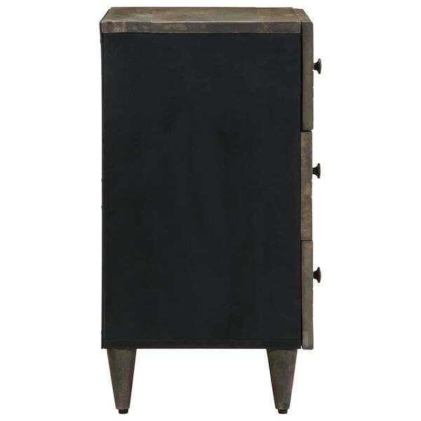 vidaXL Szafka nocna Jasnoszara 50x33x60 cm Drewno lite Mango