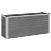 vidaXL Podniesiona rabata ogrodowa Szary 100 x 30 x 22 cm