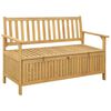 vidaXL Ławka z miejscem do przechowywania 2 -Seater 120 x 63 x 84 cm