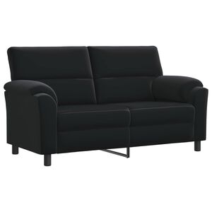 vidaXL Sofa Czarny 174 x 85 x 93 cm Welur