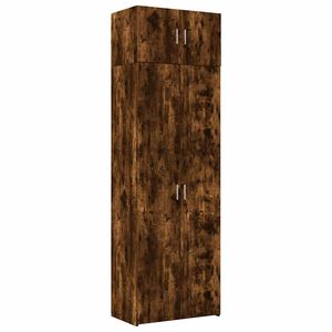 vidaXL Szafka, przydymiony dąb, 70x42,5x225 cm materiał drewnopochodny