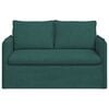 vidaXL Sofa 120cm Ciemna zieleń Metal