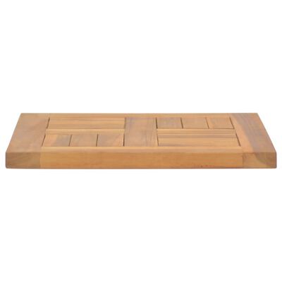 vidaXL Kwadratowy blat do stolika, 40x40x2,5 cm, lite drewno tekowe