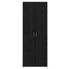 vidaXL Highboard 2 pcs Czarny Dąb 70 x 42,5 x 185 cm