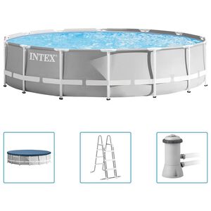 Intex Basen Prism Frame Premium z akcesoriami, 427x107 cm