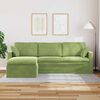 vidaXL Sofa Jasnozielony 198 x 134 x 80 cm Aksamit