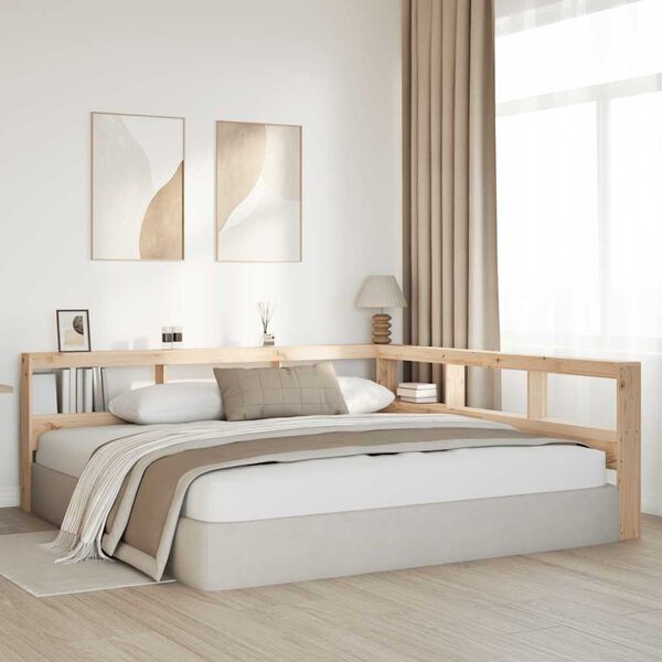 vidaXL Regał na książki z zagł&oacute;wkiem, 180 cm, lite drewno sosnowe