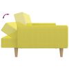 vidaXL 2-osobowa kanapa z podn&oacute;żkiem, zielona, tapicerowana tkaniną