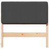 vidaXL Tapicerowane wezgłowie Z zagł&oacute;wkiem Brązowy i ciemnoszary 80 cm