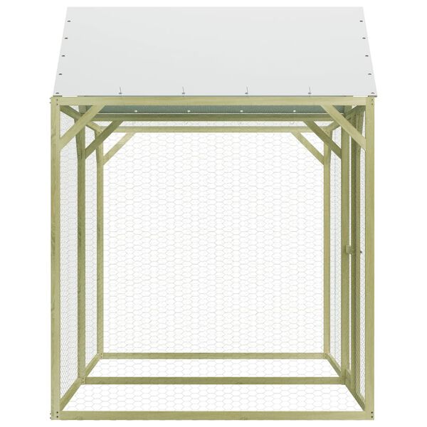 vidaXL Klatka dla drobiu, 3x1,5x2 m, impregnowane drewno sosnowe