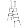 vidaXL Drabina do basenu nadziemnego 224 x 175 cm 5-stopniowy