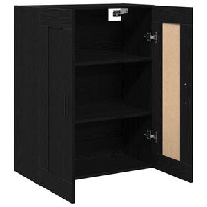 vidaXL Szafka wisząca Czarny Dąb 69,5 x 34 x 90 cm Drewno inżynieryjne