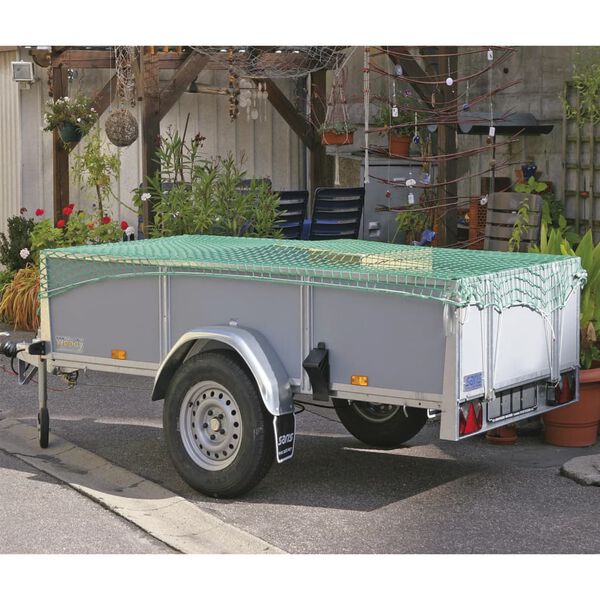 Practo Tools Siatka na przyczepę z elastyczną linką, 3x2 m