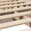vidaXL Ramka ł&oacute;żka Woskowy Brąz 75 x 190 cm Lite drewno sosnowe