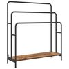 vidaXL Wieszak na ubrania z p&oacute;łką Stare drewno 90 x 30 x 100,5 cm