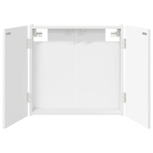 vidaXL Szafka na tarczę do rzutk&oacute;w Biały 56 x 12 x 53,5 cm