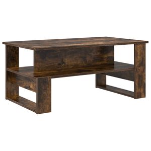 vidaXL Stolik kawowy Dąb wędzony 90 x 50 x 40 cm Drewno inżynieryjne