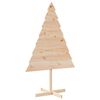 vidaXL Drewniana choinka do udekorowania, 150 cm, lite drewno sosnowe