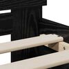 vidaXL Ramka łóżka Czarny Dąb 90 x 190 cm Materiał drewnopochodny