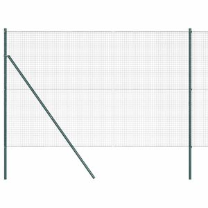 vidaXL Ogrodzenie z spawanej siatki do mocowania w ziemi 25 x 1,5 m