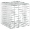 vidaXL Gabion z drutu 3,5 mm i siatką 5x10 cm 50x50x50 cm