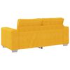 vidaXL Sofa dwuosobowa, jasnoż&oacute;łta, 180x77x82 cm, tkanina sztruksowa