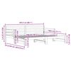 vidaXL Ł&oacute;żko dzienne rozsuwane, 90x200 cm, lite drewno sosnowe