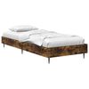 vidaXL Ramka ł&oacute;żka Dąb wędzony 80 x 200 cm Drewno inżynieryjne