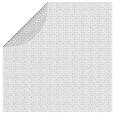 vidaXL Pływająca folia solarna z PE, 455 cm, szara