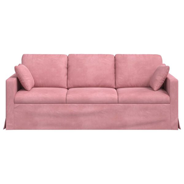 vidaXL Sofa R&oacute;żowy