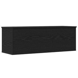 vidaXL Skrzynia do przechowywania Czarny Dąb 102 x 35 x 35 cm
