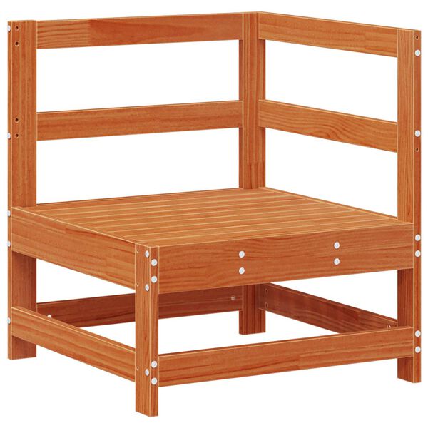 vidaXL Zestaw wypoczynkowy w ogrodzie 8 pcs Woskowy Brąz