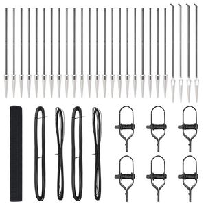 vidaXL Słupek ogrodzeniowy. Szary