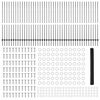 vidaXL Ogrodzenie z słupkiem Szary 1,5 x 100 m Stal i PVC