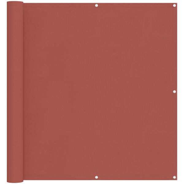 vidaXL Ekran balkonowy Aluminium Oxford powlekany PU