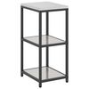 vidaXL Regal Kuchenny HATTEM srebrny 40 x 50 x 92 cm Stal