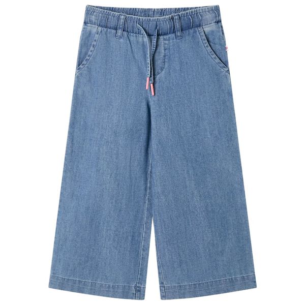 Spodnie dziecięce, niebieski denim, 104