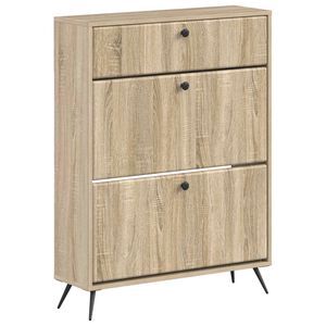 vidaXL Szafka na buty BREDA 78 x 24 x 103 cm Drewno inżynieryjne