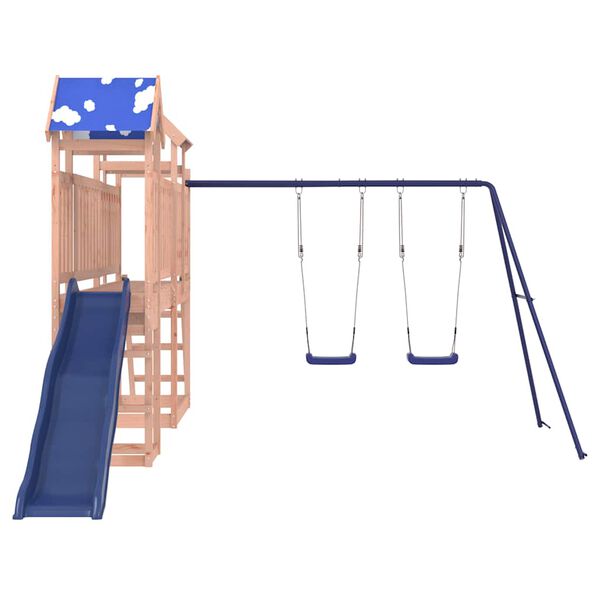 vidaXL Plac zabaw do ogrodu, lite drewno daglezjowe