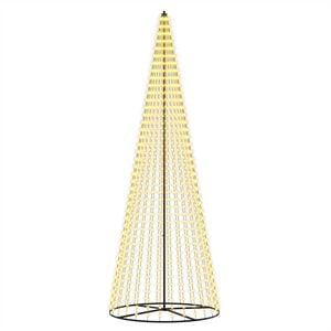 vidaXL Choinka świąteczna LED 385 cm 1148 LED Ciepła biel Żelazo