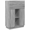 vidaXL Biurko Szary Sonoma Drewno inżynieryjne 71.5 x 31.5 x 106.5 cm