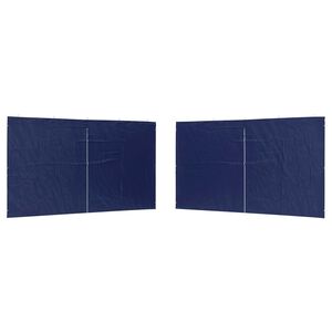 vidaXL Ściana boczna namiotu na imprezy 2 szt. 400 x 195 cm niebieski