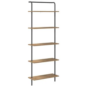 vidaXL P&oacute;łka na książki 5 poziomy 60 x 24 x 168 cm Drewno inżynieryjne