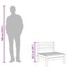 vidaXL Ogrodowa sofa 3-osobowa, impregnowane drewno sosnowe