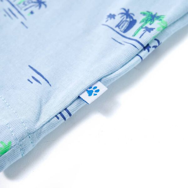 Koszulka dziecięca z kr&oacute;tkimi rękawami, jasnoniebieska, 128