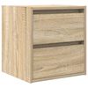 vidaXL Szafka nocna ścienna Sonoma Oak 38x34x40 cm
